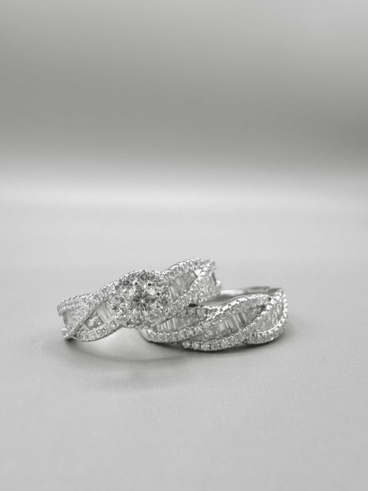Luxury Jewelry Ring – 925 Sterling Silver with Sparkling American Zircon